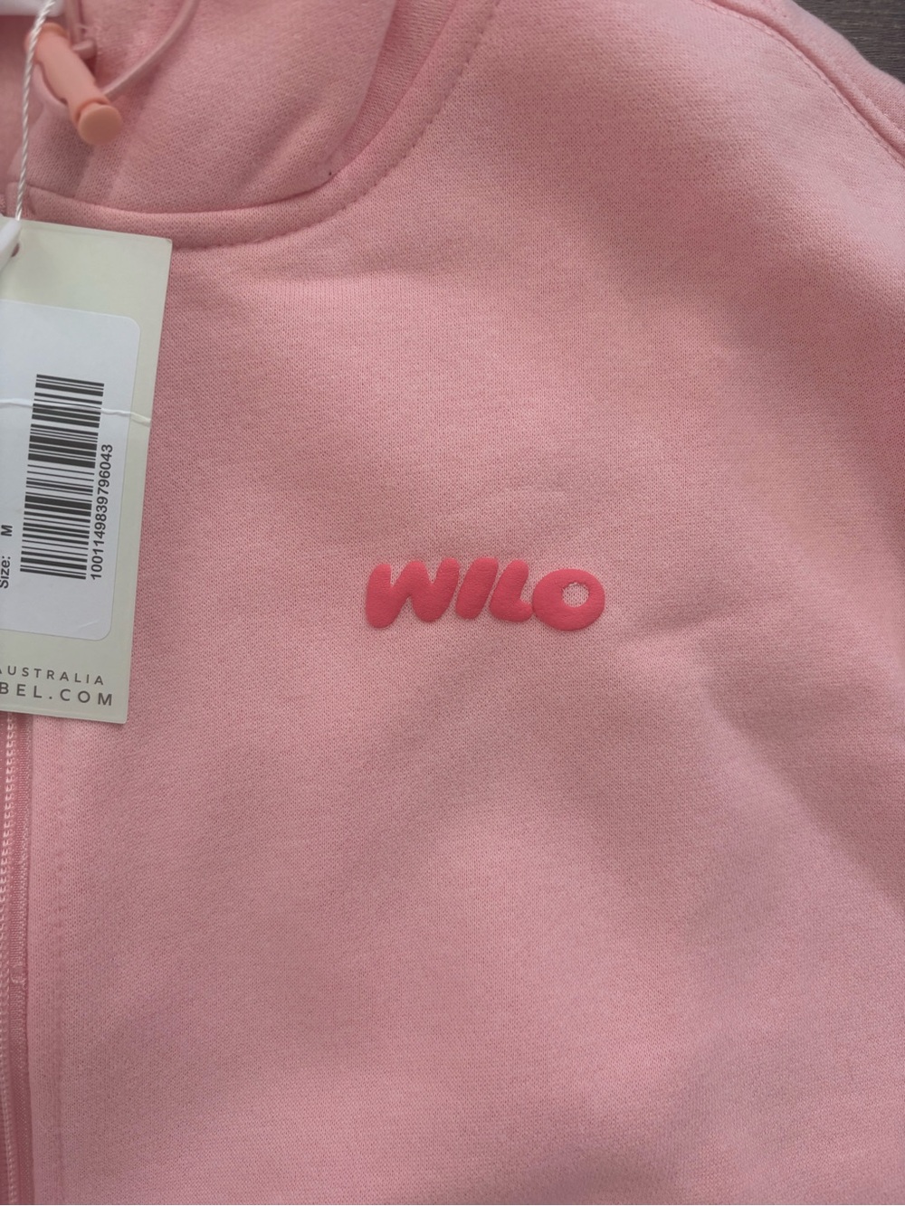 Wilo the Label Logo Zip up Hoodie- Size Medium NEW! - Picture 3 of 5